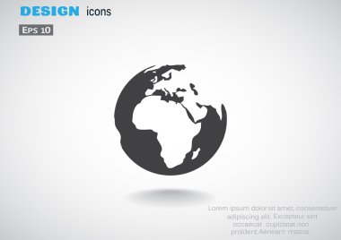 Planet earth web simgesi
