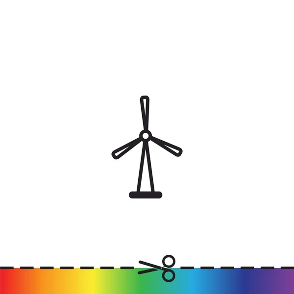 Wind generator web icon — Stock Vector