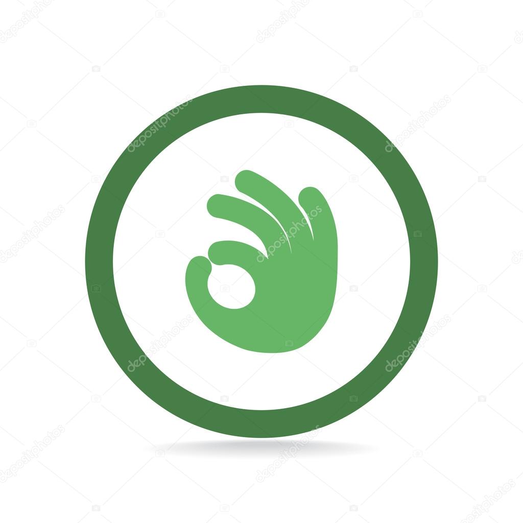 Ok gesture web icon