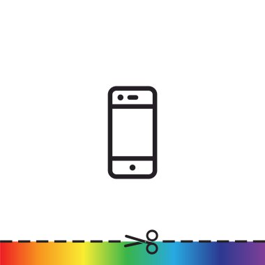 Basit smartphone web simgesi