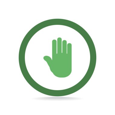 İnsan palm web simgesi