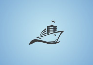 Dalga üzerinde gemi, kavram seyahat
