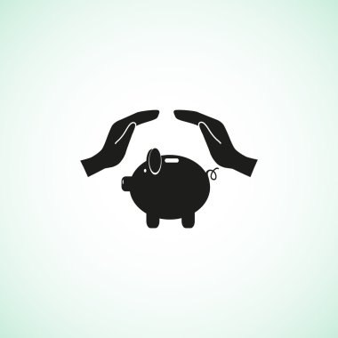El simgesi ile Piggy banka