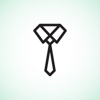 Düğümlü kravat web simgesi