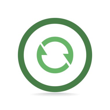 Oklar web simgesi olan daire