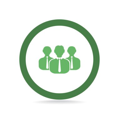 Grup insanlar basit web simgesi