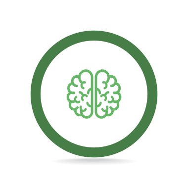 İnsan beyni web simgesi