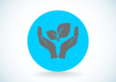 El simgesi yapraklarda