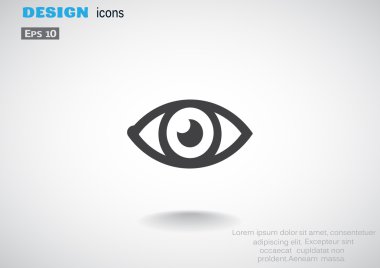 İzlerken göz web simgesi