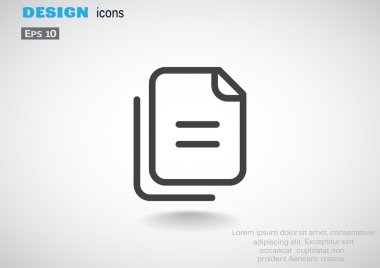 Dosyaları veya belgeleri web simgesi