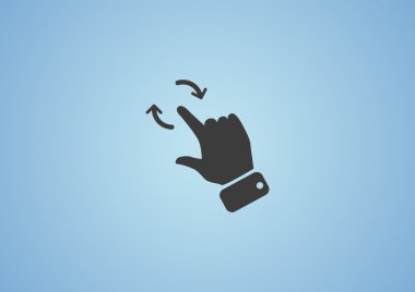 Dokunmatik ekran web simgesi