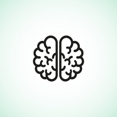 İnsan beyni web simgesi