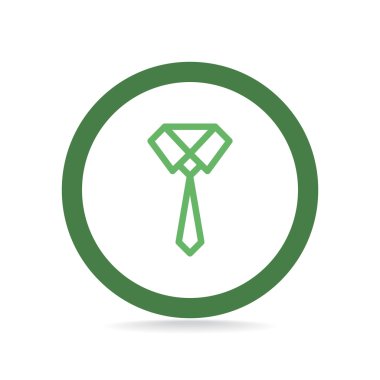 Düğümlü kravat web simgesi