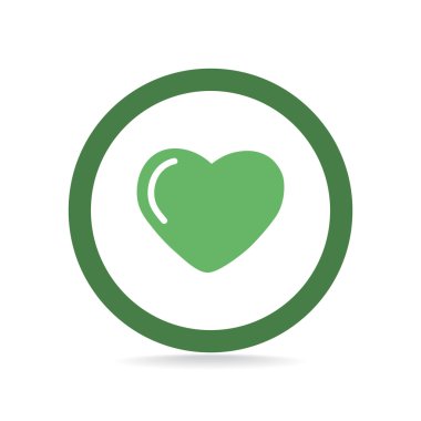 Basit kalp web simgesi