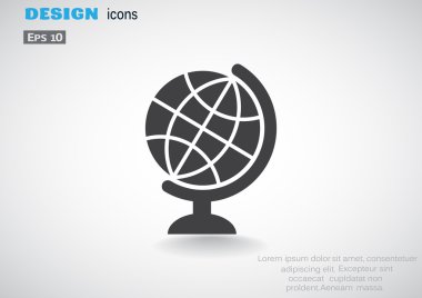 Basit küre web simgesi