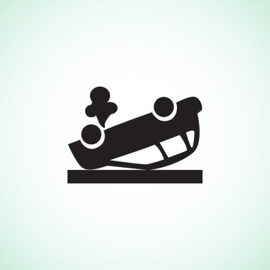 Kırık araba web simgesi