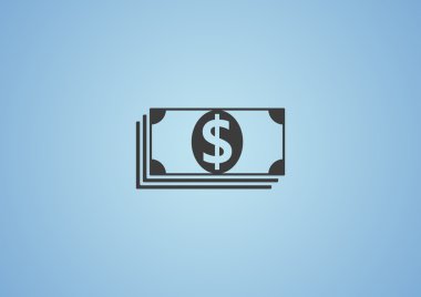 Dolar web simgesi yığını