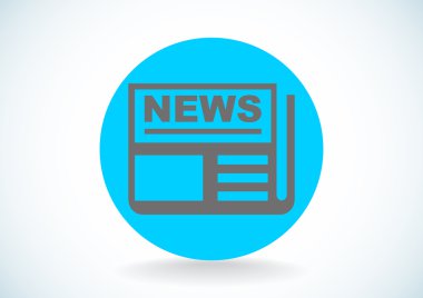 Gazete basit web simgesi