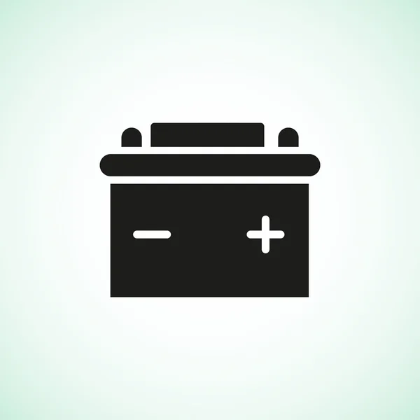 Simple coche batería web icono — Archivo Imágenes Vectoriales
