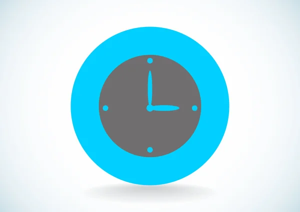 Reloj simple icono web — Vector de stock