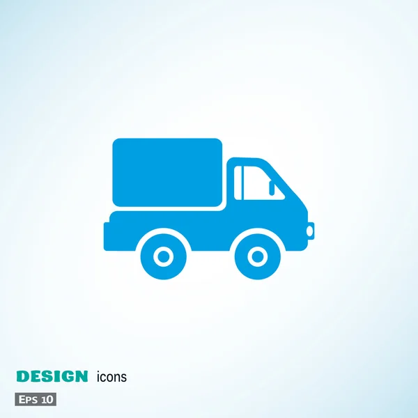 Simple truck web icon — Stock Vector