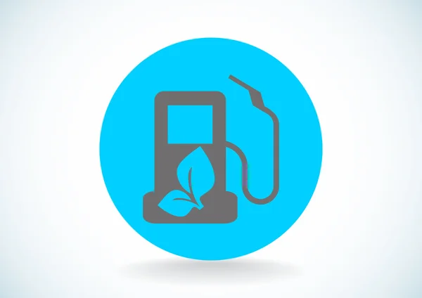 Eco fuel simple icon — Stock Vector