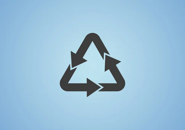 Abfallrecycling-Symbol — Stockvektor