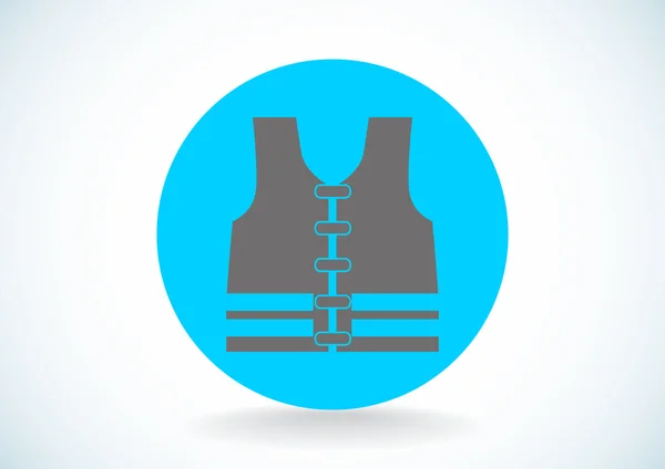 Life jacket web icon — Stock Vector