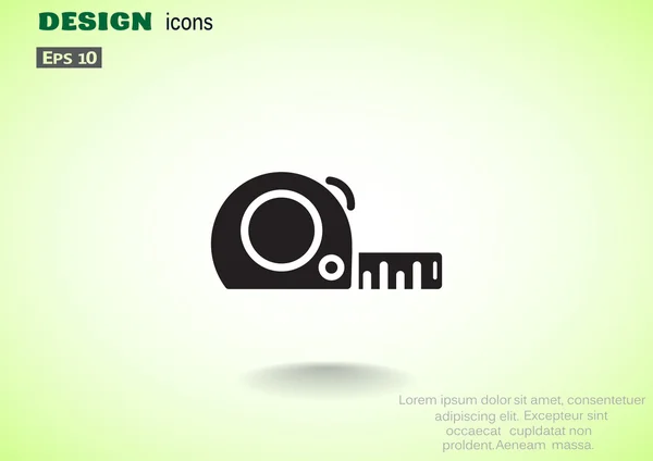 Ruleta icono web simple — Vector de stock