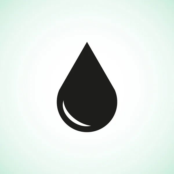 Жидкая капля простая иконка — стоковый вектор