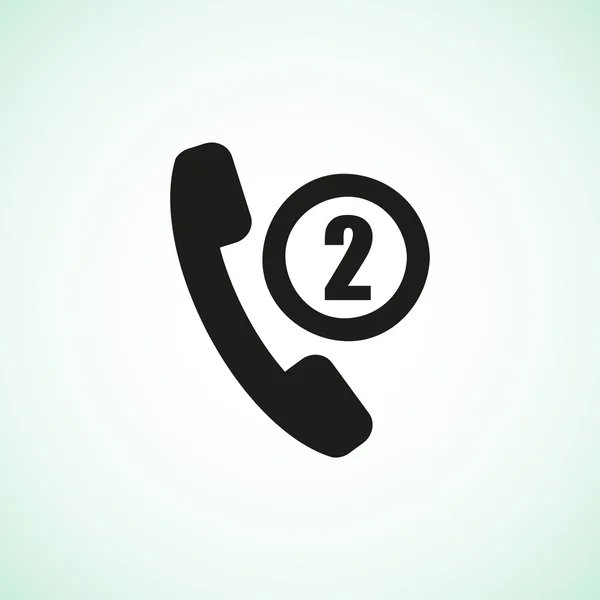 Phone call web icon — Stock Vector