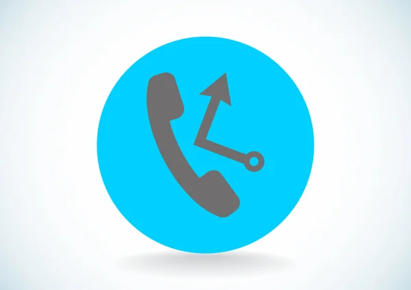 Phone call web icon — Stock Vector