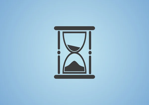 Reloj de arena icono web — Vector de stock