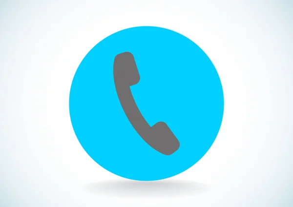 Llamada telefónica icono web — Vector de stock