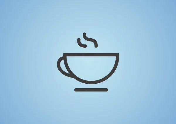 Чашка горячих напитков — стоковый вектор