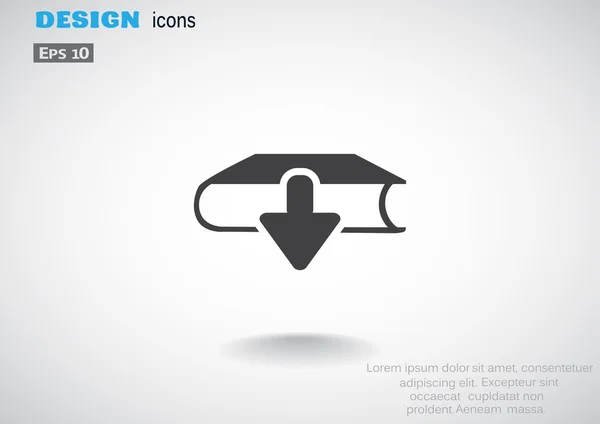 Descargar libro icono web — Archivo Imágenes Vectoriales