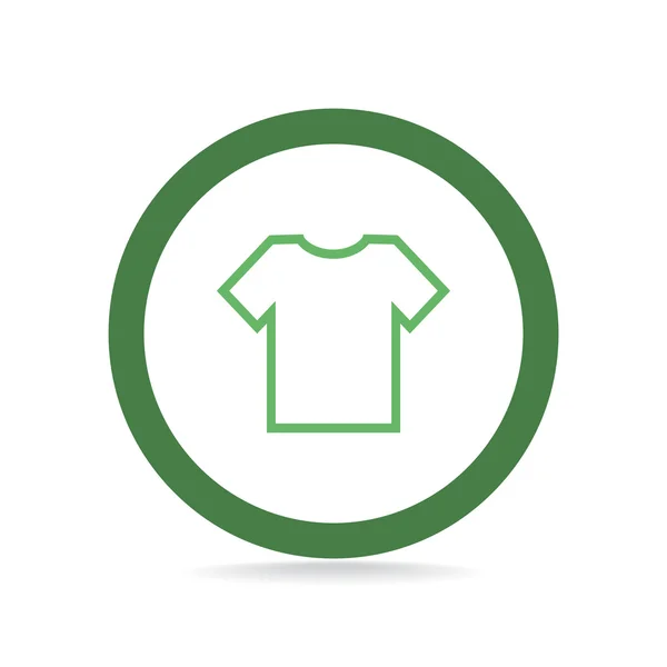 Ikona webové tričko — Stockový vektor