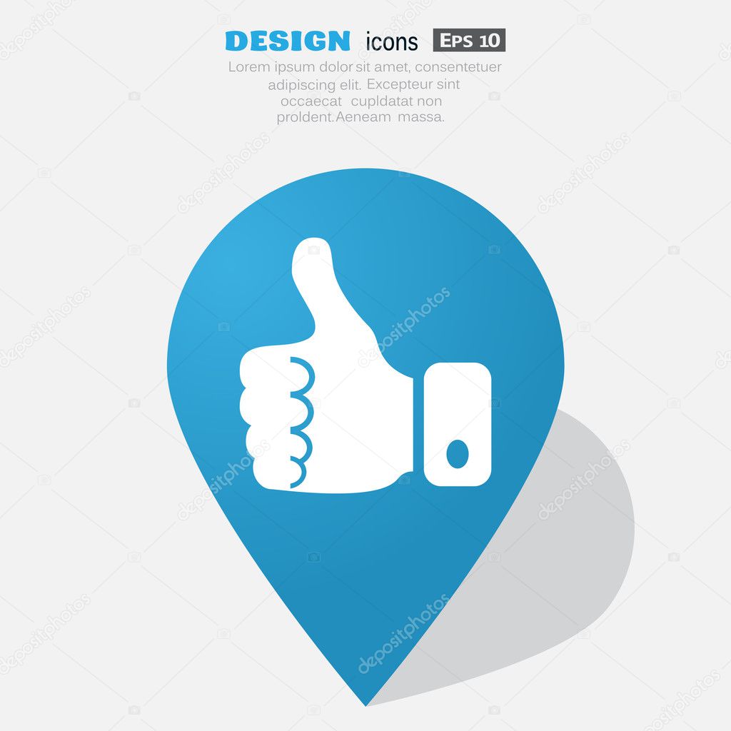 Thumb up web icon