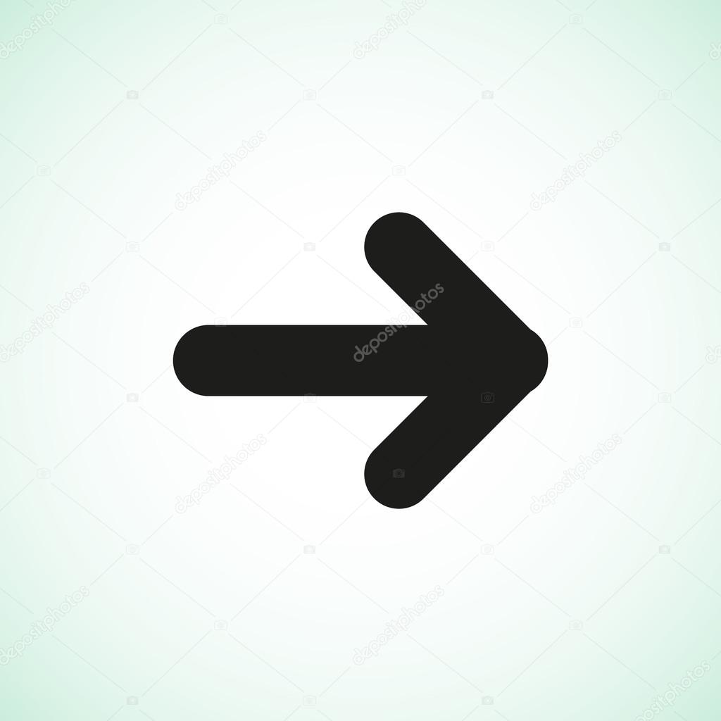 Arrow pointing right icon