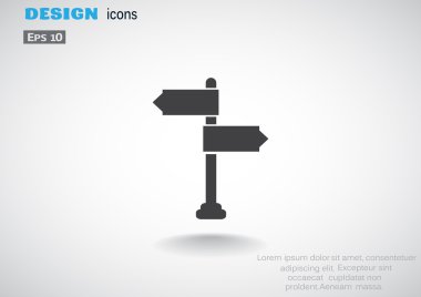 Yol işaretçi web simgesi