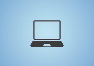 Basit dizüstü web simgesi