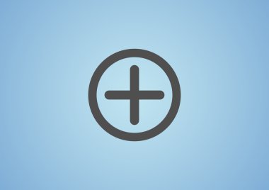 Artı simgesi web simgesi basit