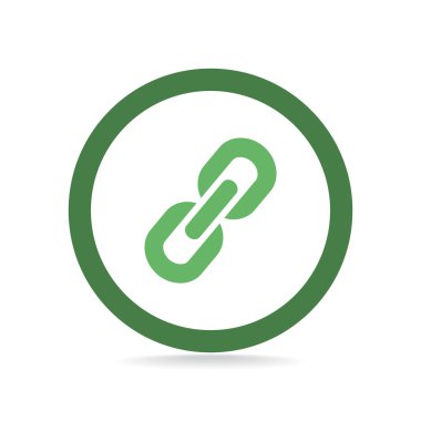 Basit zincir web simgesi