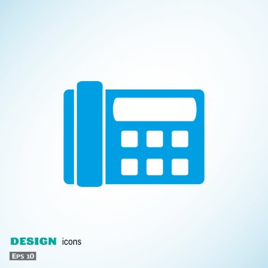 Faks telefon web simgesi