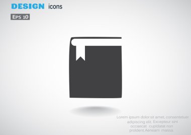 Kapalı kitap web simgesi