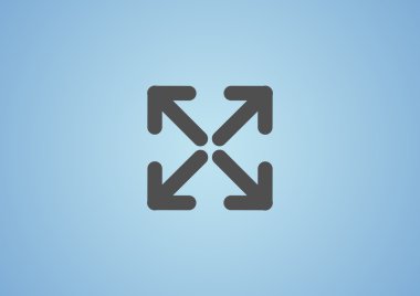 Kare simgesi dört ok