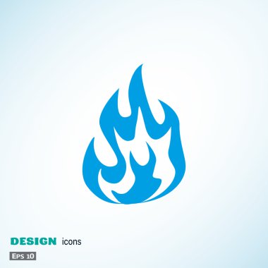 Yangın alevleri web simgesi