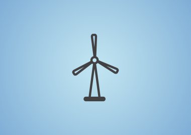 Rüzgar jeneratör web simgesi