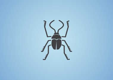 Anahat böceği böcek simgesiyle