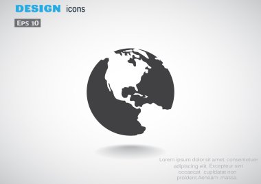 Planet earth web simgesi